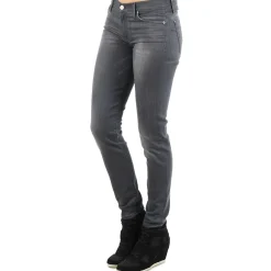 Discount 7 for all Mankind - THE SKINNY DARK STARS PAVE Gris