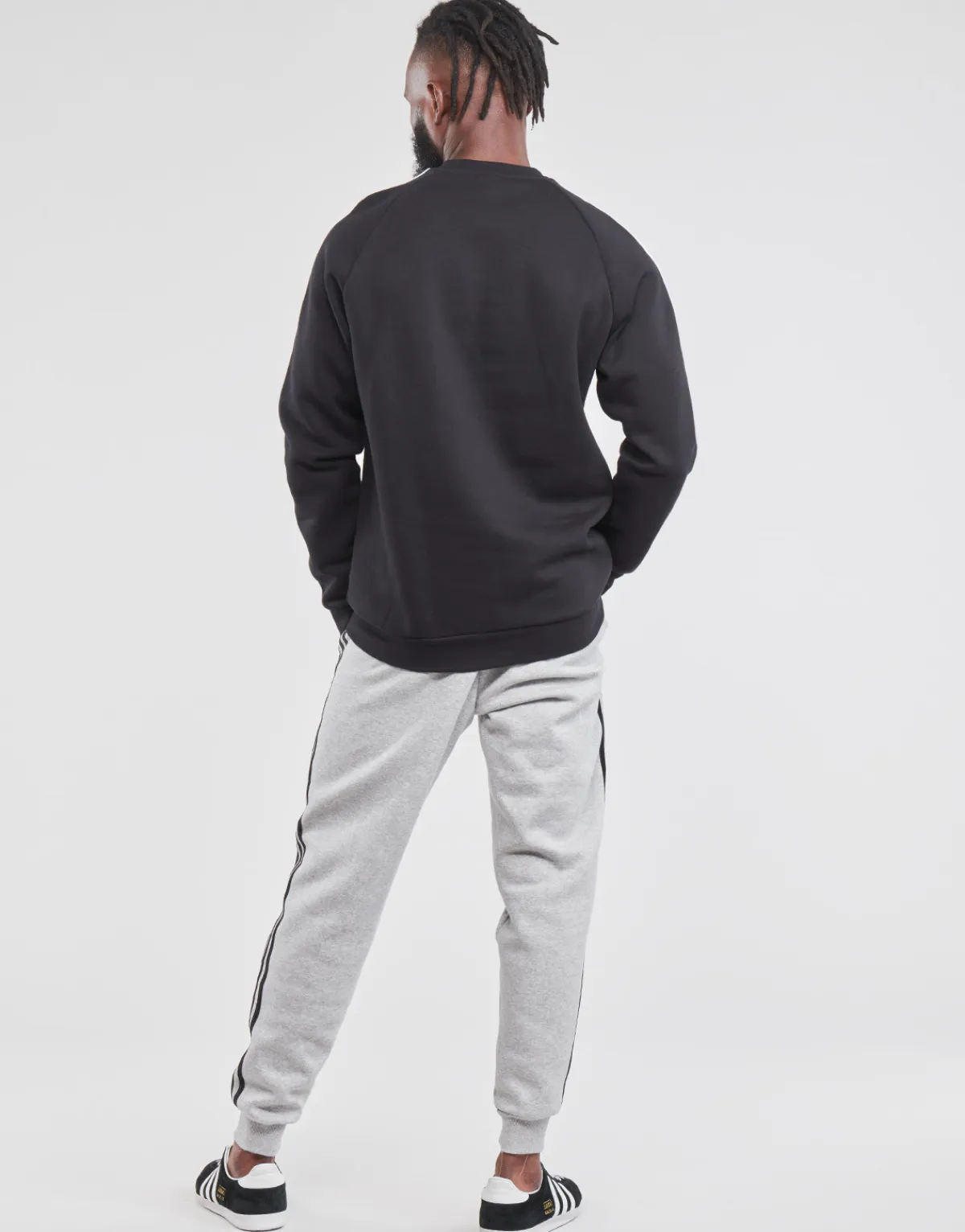 adidas Originals - 3-STRIPES CREW Noir Online