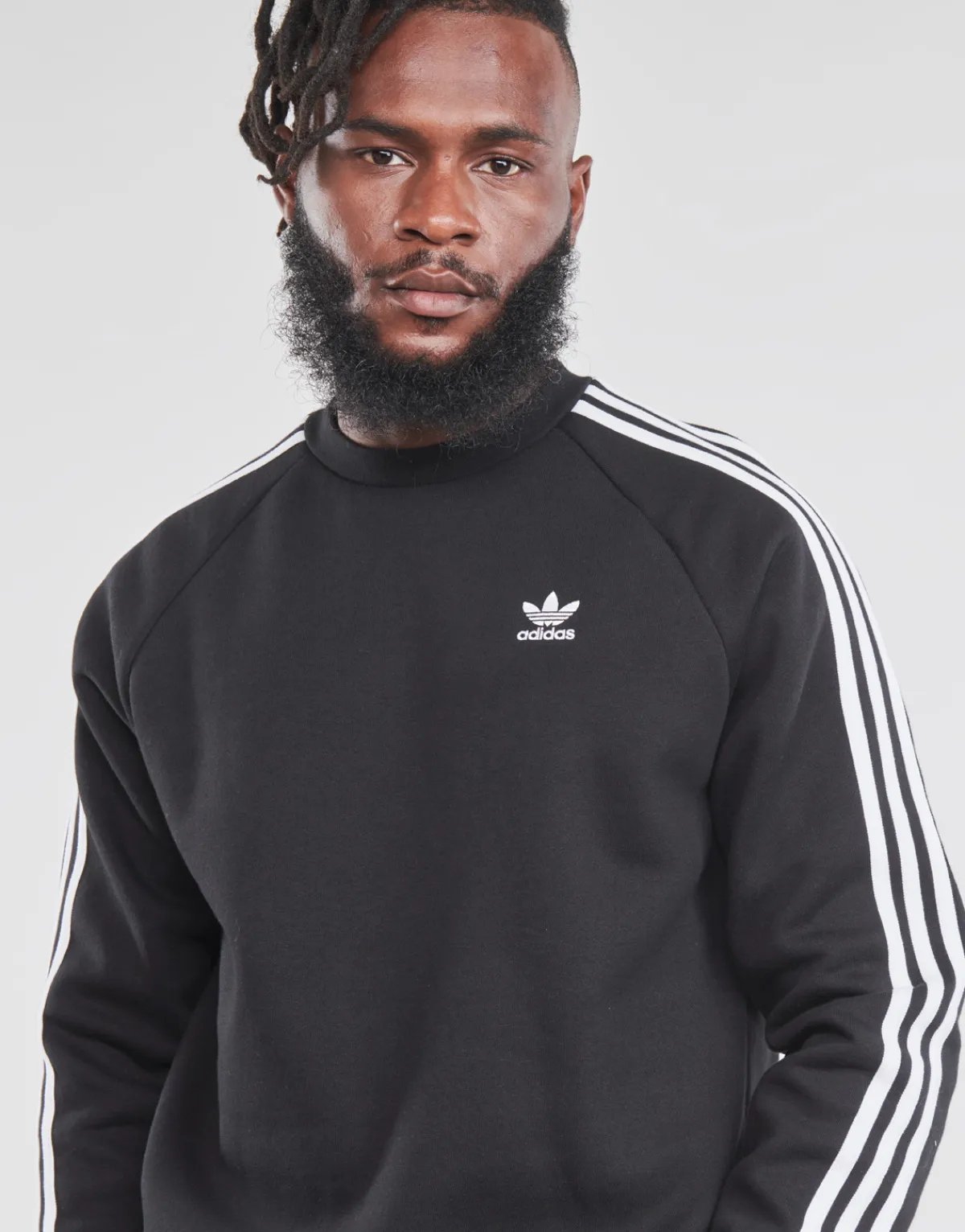 adidas Originals - 3-STRIPES CREW Noir Online