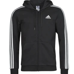 Adidas Sportswear - 3 STRIPES FL FULL ZIP HD Noir
