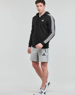 Adidas Sportswear - 3 STRIPES FL FULL ZIP HD Noir