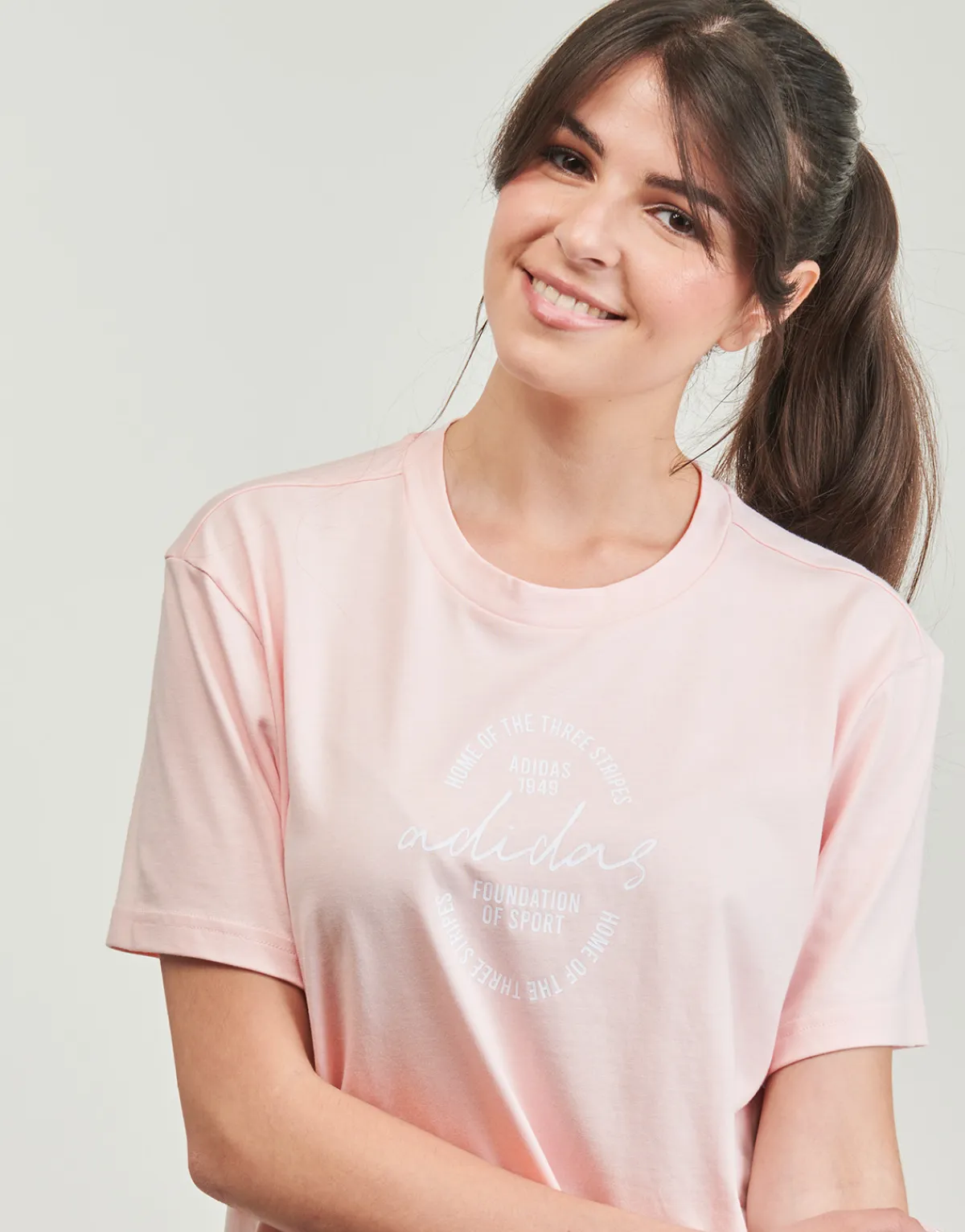 Adidas Sportswear - Brand Love Signature Graphic T-Shirt Rose