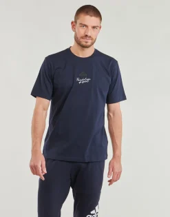 Adidas Sportswear - Brand Love Signature Graphic T-Shirt Marine Clearance