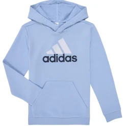 Adidas Sportswear - Essentials Two-Colored Big Logo Cotton Hoodie Bleu Online