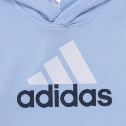 Adidas Sportswear - Essentials Two-Colored Big Logo Cotton Hoodie Bleu Online