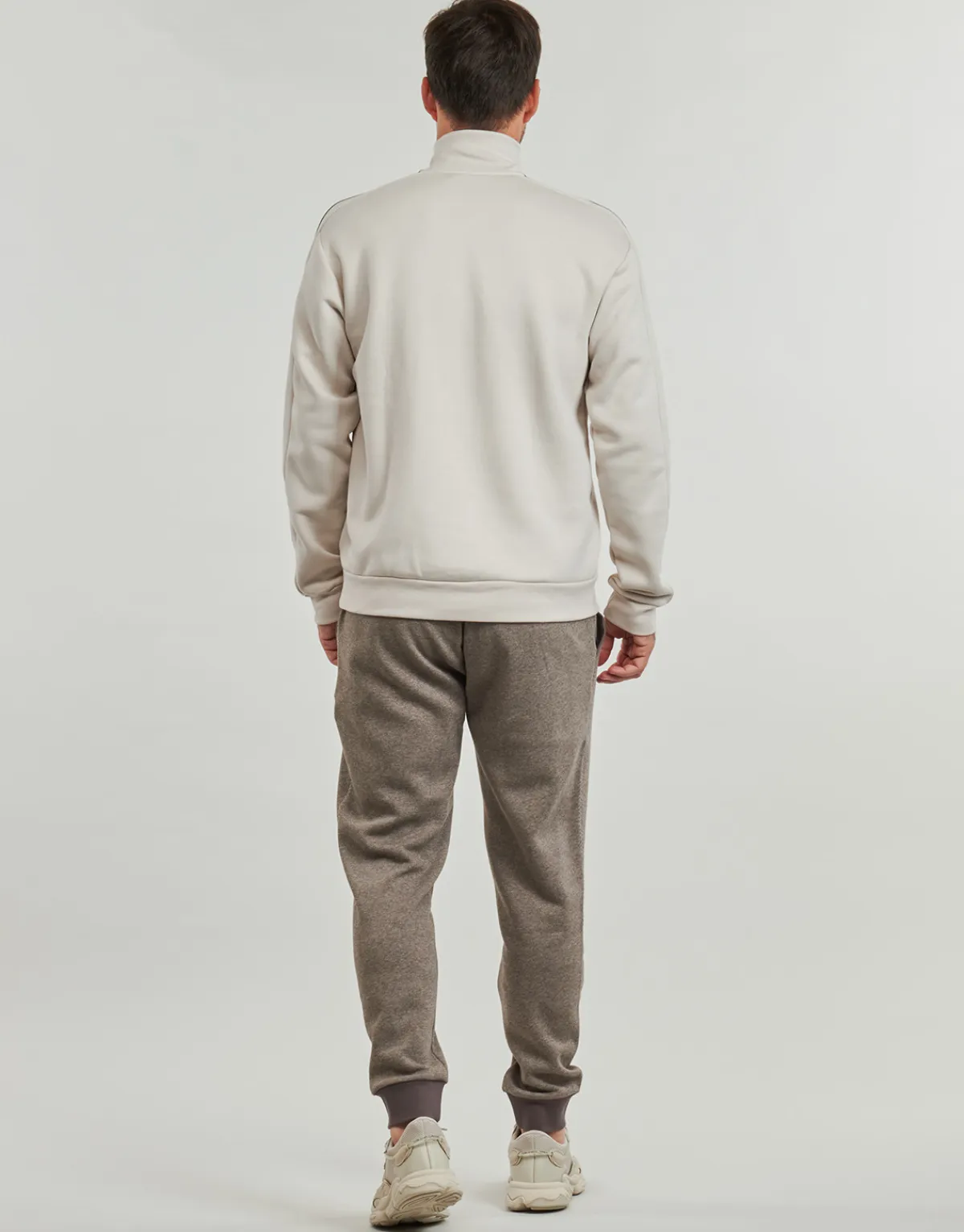 Adidas Sportswear - Essentials Fleece 3-Stripes 1/4-Zip Sweatshirt Beige Hot