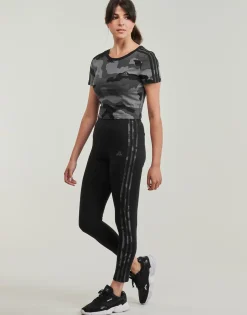 Sale Adidas Sportswear - Essentials 3-Stripes Camo Print Baby T-Shirt Noir