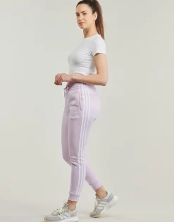 New Adidas Sportswear - Essentials 3-Stripes Fleece Joggers Violet