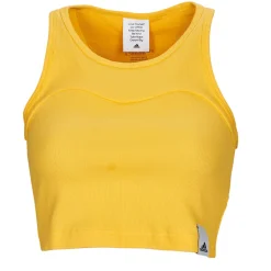 Sale Adidas Sportswear - LNG RIB TANK Jaune