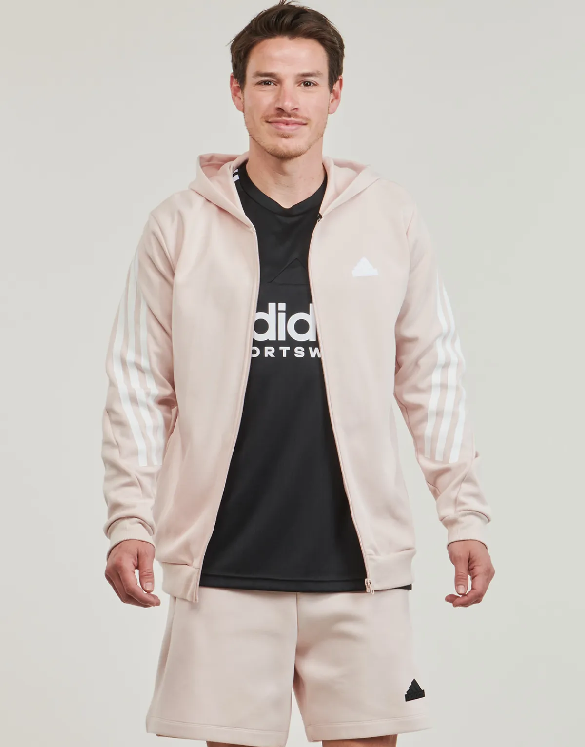 Adidas Sportswear - M FI 3S FZ Beige