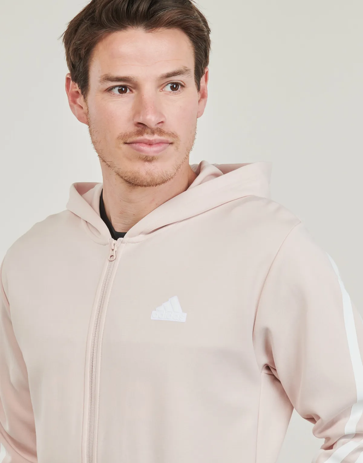 Adidas Sportswear - M FI 3S FZ Beige