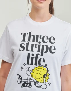 Adidas Sportswear - Positivity Graphic T-Shirt Blanc Outlet