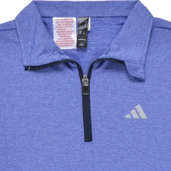 Online Adidas Sportswear - Training AEROREADY 1/2-Zip Long Sleeve Long-Sleeve Top Bleu