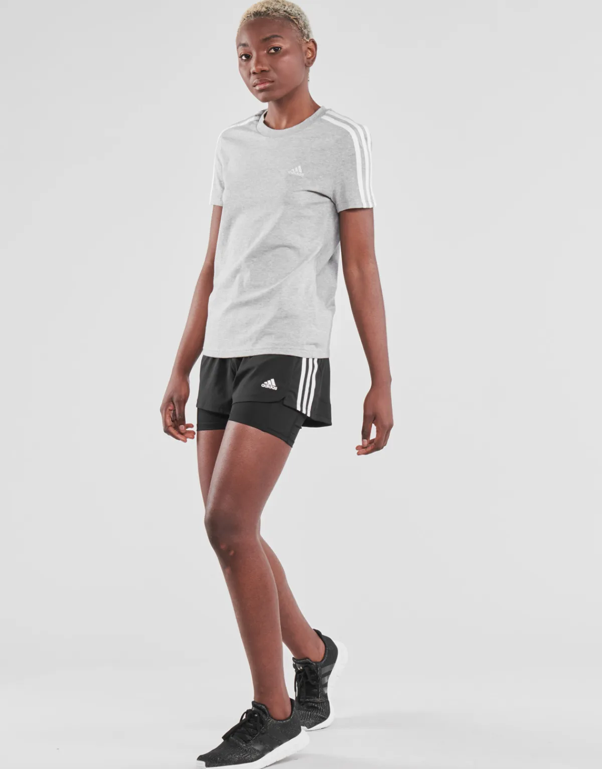 Adidas Sportswear - W 3S T Gris Sale