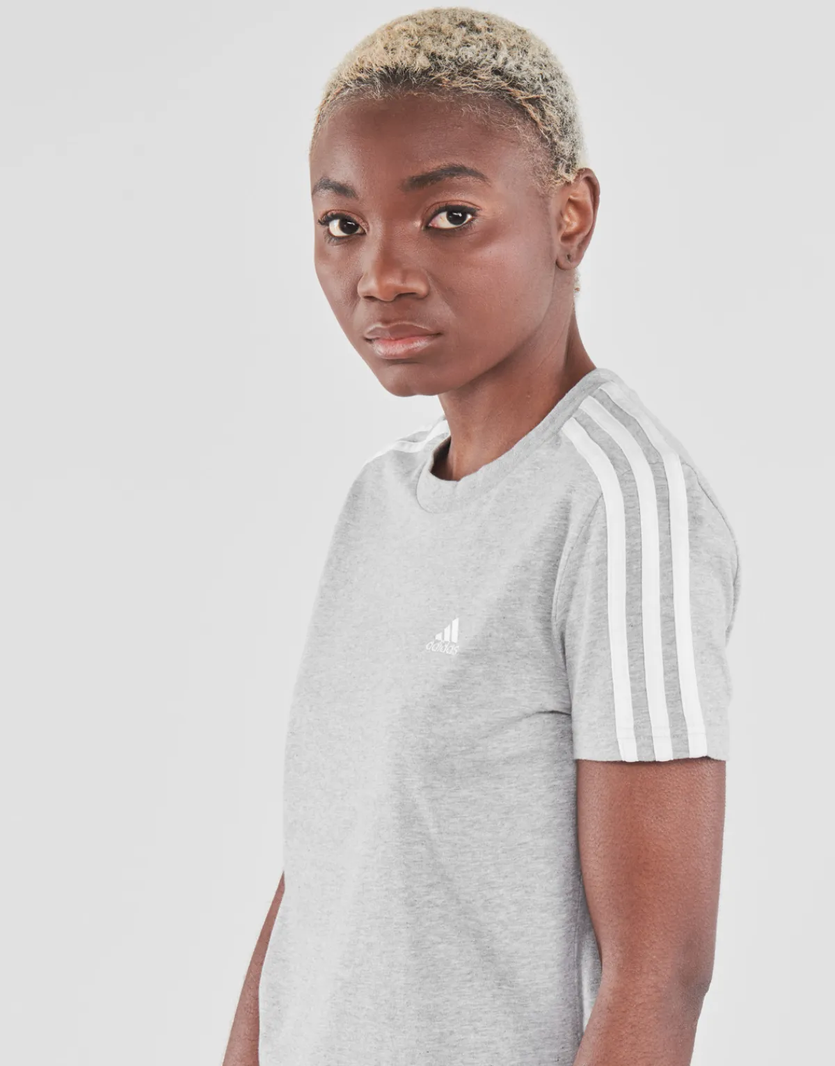 Adidas Sportswear - W 3S T Gris Sale