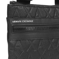 Armani Exchange - LIAM FLAT CROSSBODY Noir Outlet