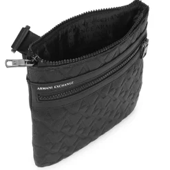 Armani Exchange - LIAM FLAT CROSSBODY Noir Outlet