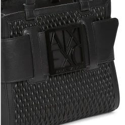 Armani Exchange - MEDIUM TOTE - WOMAN'S BIG TOTE Noir Outlet