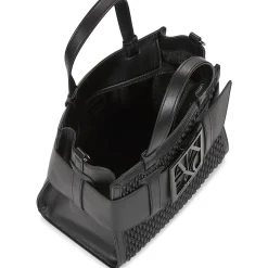 Armani Exchange - MEDIUM TOTE - WOMAN'S BIG TOTE Noir Outlet