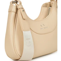 Online Armani Exchange - WAVE HOBO S Ivoire