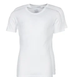 New Athena - T SHIRT COL ROND X2 Blanc