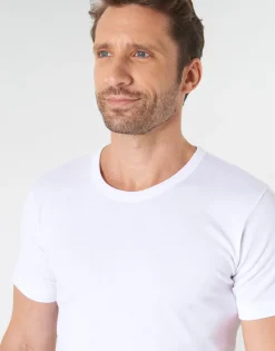 New Athena - T SHIRT COL ROND X2 Blanc