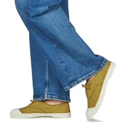 Discount Bensimon - TENNIS LACET Moutarde