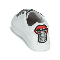 Clearance Bons baisers de Paname - EDITH GLITTER TONGUE Blanc