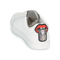 Discount Bons baisers de Paname - SIMONE GLITTER TONGUE Blanc
