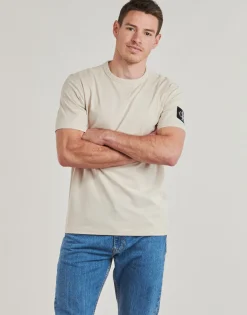 Online Calvin Klein Jeans - BADGE REGULAR TEE Gris