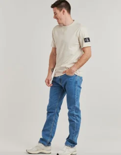 Online Calvin Klein Jeans - BADGE REGULAR TEE Gris