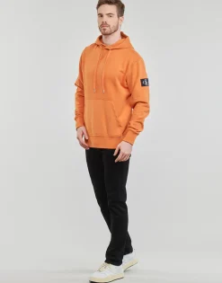 Calvin Klein Jeans - BADGE HOODIE Orange