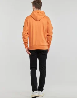 Calvin Klein Jeans - BADGE HOODIE Orange