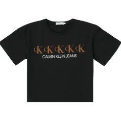 Calvin Klein Jeans - CK REPEAT FOIL BOXY T-SHIRT Noir Best