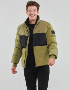 Calvin Klein Jeans - COLORBLOCK NON-DOWN JACKET Vert Online