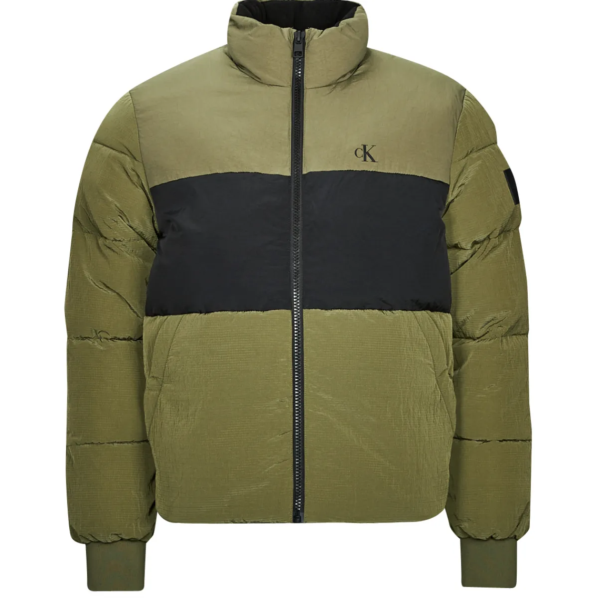 Calvin Klein Jeans - COLORBLOCK NON-DOWN JACKET Vert Online