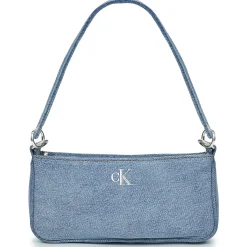 New Calvin Klein Jeans - DENIM SHOULDER POUCH W/STRAP Bleu