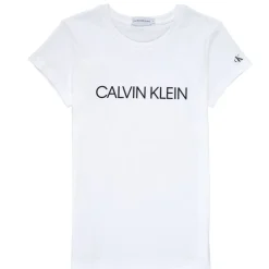Sale Calvin Klein Jeans - INSTITUTIONAL T-SHIRT Blanc