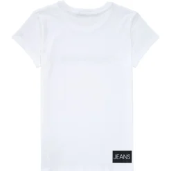 Sale Calvin Klein Jeans - INSTITUTIONAL T-SHIRT Blanc