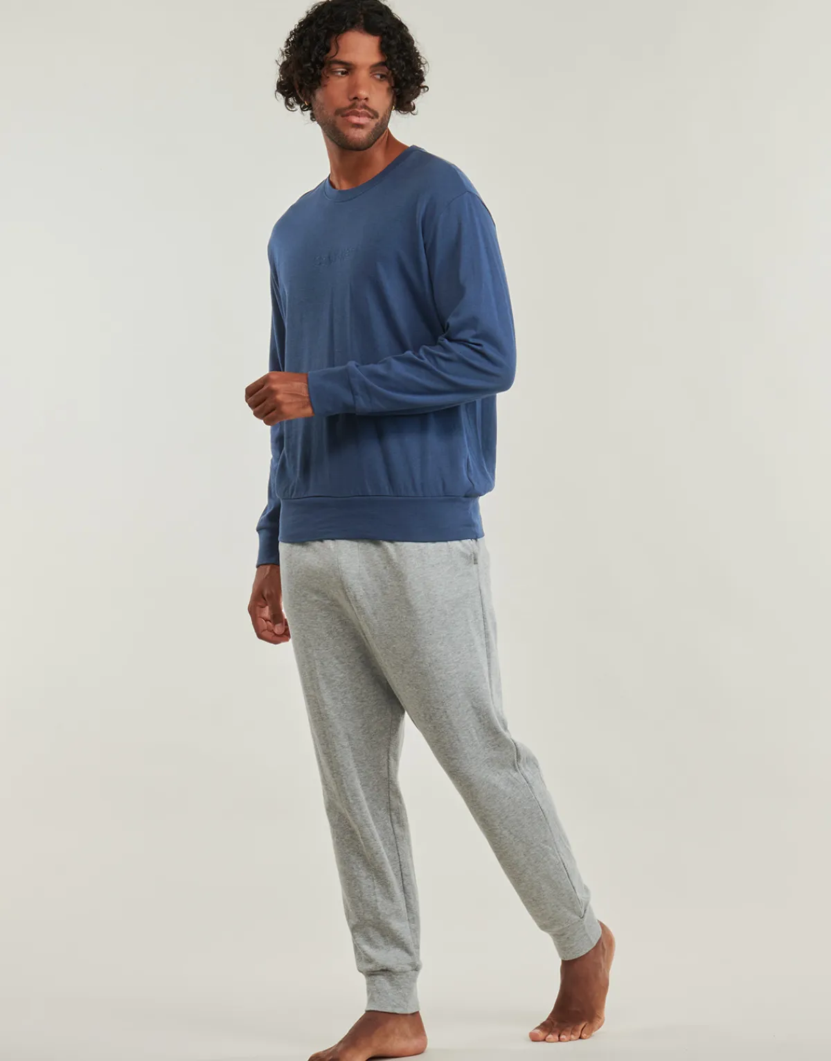 Calvin Klein Jeans - L/S SWEATSHIRT Bleu Sale