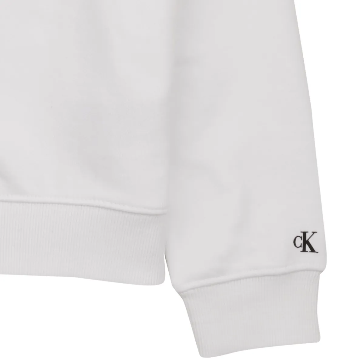 Calvin Klein Jeans - MINI BLOCK LOGO HOODIE Blanc Discount