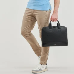 Hot Calvin Klein Jeans - MODERN BAR SLIM LAPTOP BAG MONO Noir