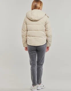 New Calvin Klein Jeans - MONOLOGO NON DOWN SHORT PUFFER Beige