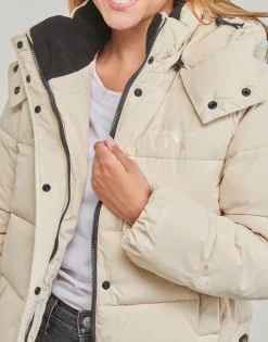 New Calvin Klein Jeans - MONOLOGO NON DOWN SHORT PUFFER Beige