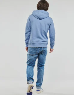 Calvin Klein Jeans - MONOLOGO REGULAR HOODIE Bleu New