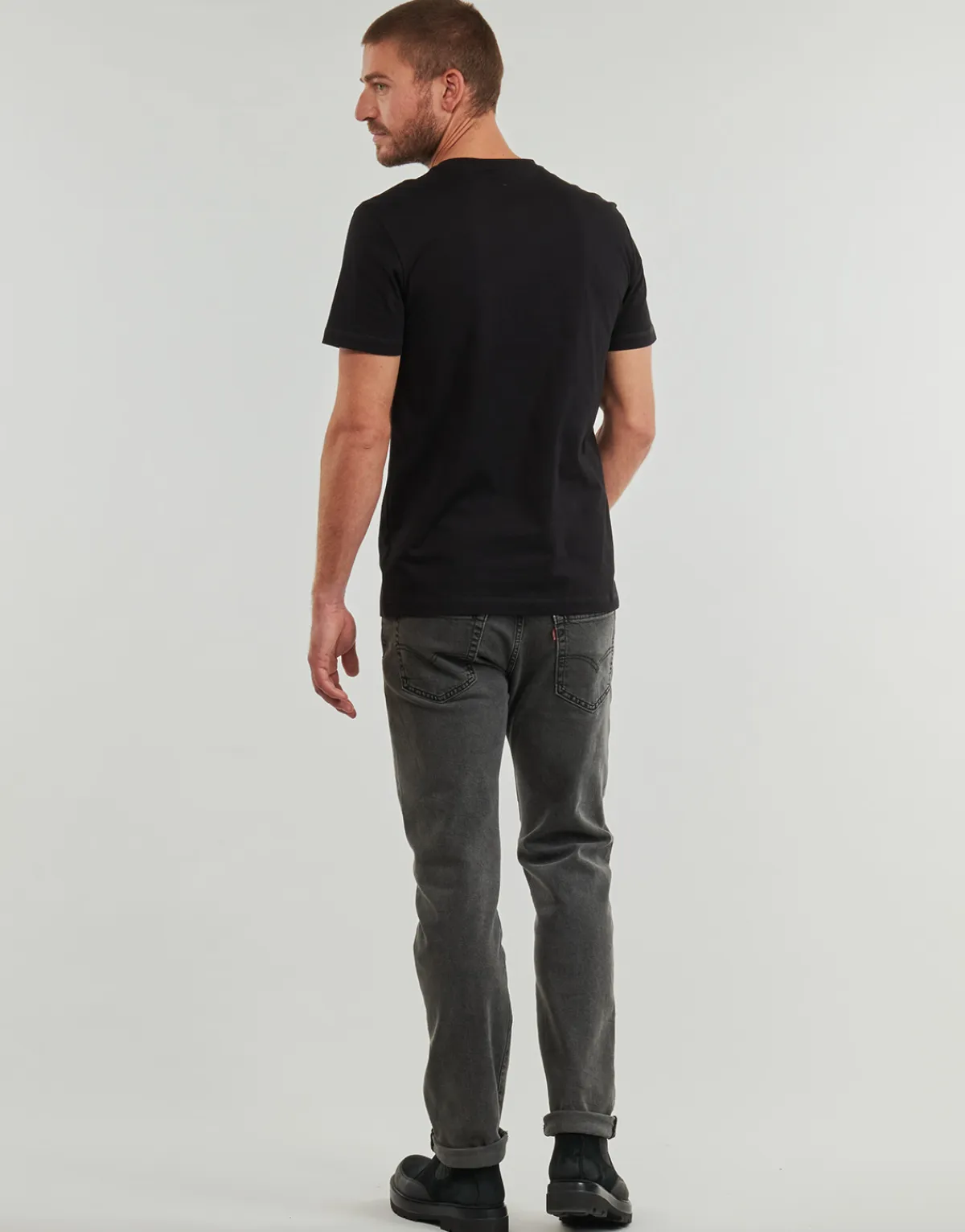 Calvin Klein Jeans - MONOLOGO TEE Noir Outlet