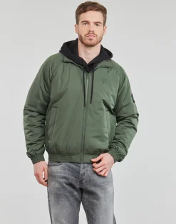 Calvin Klein Jeans - PADDED HARRINGTON Vert Hot