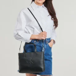 Outlet Calvin Klein Jeans - SCULPTED MINI EW TOTE Noir