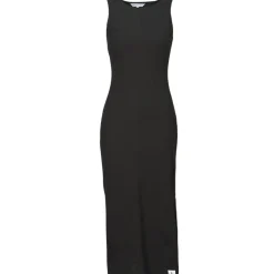 Calvin Klein Jeans - SEAMING LONG RIB DRESS Noir Clearance