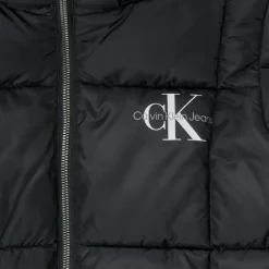 Calvin Klein Jeans - SHORT QUILTED PUFFER JACKET Noir